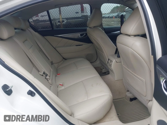 2016 Infiniti Q50 3.0t Premium with VIN JN1EV7AR4GM341324, listed as a IAAI auction lot 42093328 with 95,942 mi miles. Bid and sale history available at carsss.com. Image 8.