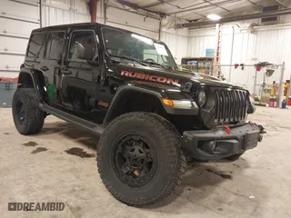 2021 Jeep Wrangler Unlimited Rubicon with VIN 1C4HJXFGXMW531982, listed as a IAAI auction lot 41429483 with 32,753 mi miles. Bid and sale history available at carsss.com. Image 1.