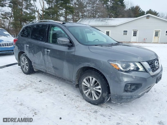 2018 Nissan Pathfinder SV with VIN 5N1DR2MM6JC613929, listed as a IAAI auction lot 41371228 with 93,110 mi miles. Bid and sale history available at carsss.com. Image 1.