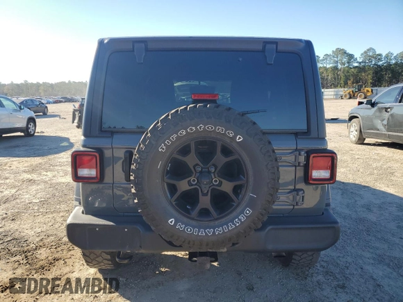 2021 Jeep Wrangler Unlimited Sport Altitude with VIN 1C4HJXDGXMW552270, listed as a Copart auction lot 41440655 with 53,200 mi miles and Clean Title. Bid and sale history available at carsss.com. Image 6.