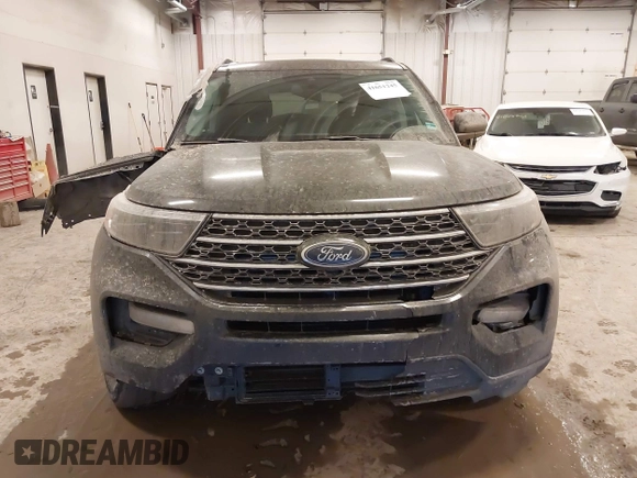 2021 Ford Explorer XLT with VIN 1FMSK8DH1MGB69650, listed as a IAAI auction lot 41651245 with 58,708 mi miles. Bid and sale history available at carsss.com. Image 12.