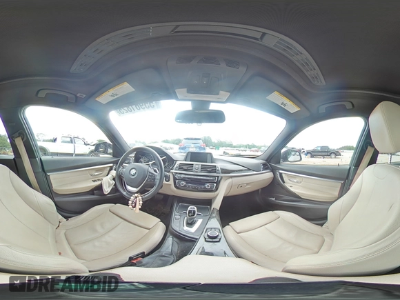 2016 BMW 3 Series 328i with VIN WBA8E9C56GK646865, listed as a Copart auction lot 55961825 with 137,665 mi miles and Salvage title. Bid and sale history available at DreamBid. Image 14.