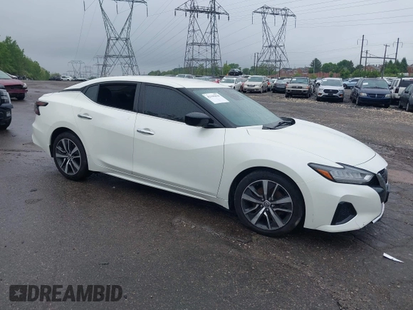 2020 Nissan Maxima S with VIN 1N4AA6BV4LC364136, listed as a IAAI auction lot 42195018 with 38,941 mi miles and . Bid and sale history available at DreamBid. Image 1.