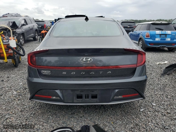 2021 Hyundai Sonata SE with VIN 5NPEG4JA6MH103710, listed as a Copart auction lot 51808075 with 105,053 mi miles and Salvage Title. Bid and sale history available at carsss.com. Image 6.