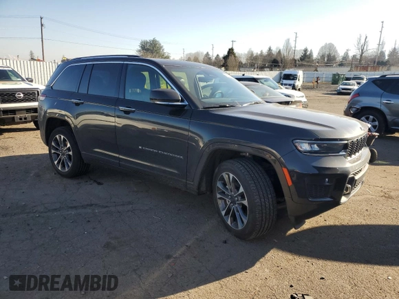 2023 Jeep Grand Cherokee Overland with VIN 1C4RJHDG4P8847576, listed as a Copart auction lot 42959755 with 21,464 mi miles and Salvage title. Bid and sale history available at DreamBid. Image 4.