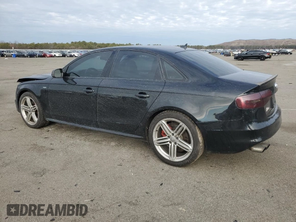 2016 Audi S4 Premium Plus with VIN WAUBGAFL3GA001706, listed as a Copart auction lot 87607535 with 125,466 mi miles and Salvage Title. Bid and sale history available at carsss.com. Image 2.