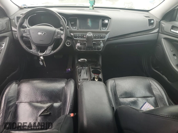 2014 Kia Cadenza Premium with VIN KNALN4D78E5163189, listed as a Copart auction lot 71295594 with 201,785 mi miles and Salvage Title. Bid and sale history available at carsss.com. Image 8.