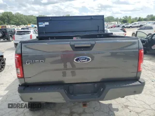 2017 Ford F-150 XL with VIN 1FTEW1EF5HFA56418, listed as a Copart auction lot 58428345 with 118,665 mi miles and Salvage title. Bid and sale history available at DreamBid. Image 6.