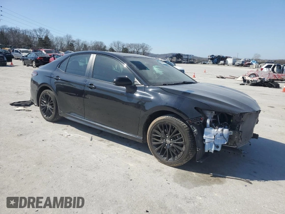 2021 Toyota Camry SE Nightshade with VIN 4T1G11AK2MU407295, listed as a Copart auction lot 48240415 with 63,240 mi miles and Salvage Title. Bid and sale history available at carsss.com. Image 4.