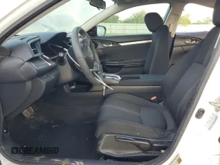 2017 Honda Civic EX with VIN 19XFC2F87HE079437, listed as a Copart auction lot 53639505 with 80,829 mi miles and Salvage Title. Bid and sale history available at DreamBid. Image 7.