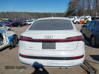 2021 Audi e-tron Sportback S line Premium with VIN WA11AAGEXMB001251, listed as a IAAI auction lot 41363257 with 57,350 mi miles. Bid and sale history available at carsss.com. Image 17.