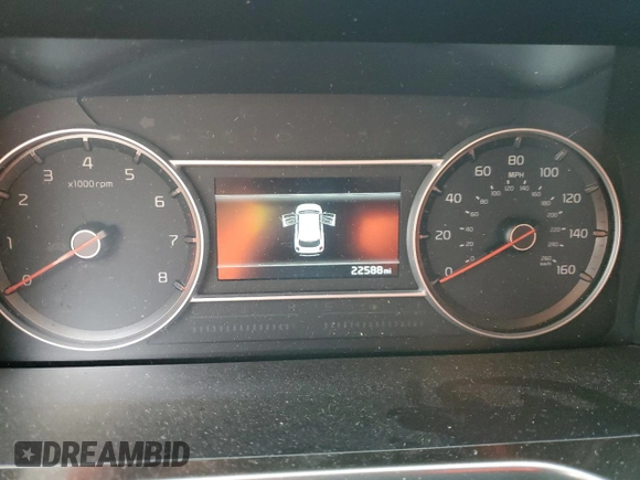 2023 Kia Sorento LX with VIN 5XYRG4LC8PG210737, listed as a Copart auction lot 43725585 with 22,588 mi miles and Salvage Title. Bid and sale history available at DreamBid. Image 9.