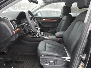 2021 Audi Q5 Premium Plus with VIN WA1E2AFY8M2066920, listed as a Copart auction lot 43134605 with 12,304 mi miles and Salvage Title. Bid and sale history available at carsss.com. Image 7.