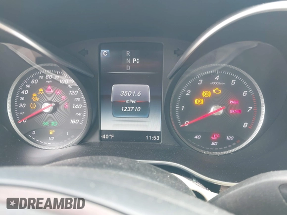 2017 Mercedes-Benz C 300 with VIN 55SWF4JB3HU208465, listed as a IAAI auction lot 42129983 with 123,710 mi miles and . Bid and sale history available at DreamBid. Image 7.