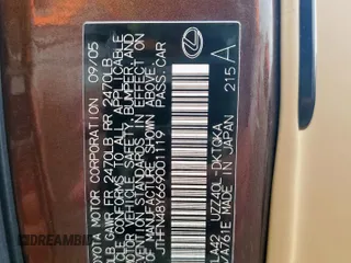 2006 Lexus SC 430 z VIN JTHFN48Y669001119, wystawiony jako Copart lot #58327505 z przebiegiem 76 854 mil mil oraz Szkoda całkowita • Salvage title. Historia ofert i sprzedaży dostępna na DreamBid. Obrazek 13.