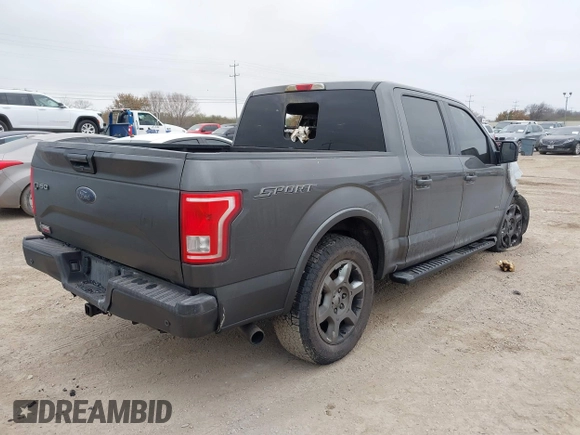 2016 Ford F-150 XL with VIN 1FTEW1CG2GKE82276, listed as a IAAI auction lot 41493644 with Not Provided miles and . Bid and sale history available at carsss.com. Image 4.