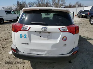 2015 Toyota RAV4 LE with VIN 2T3BFREV3FW314679, listed as a Copart auction lot 49963945 with 124,841 mi miles and Salvage title. Bid and sale history available at DreamBid. Image 6.
