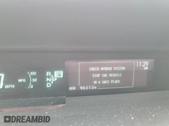 2013 Toyota Prius One z VIN JTDKN3DU2D1669993, wystawiony jako Copart lot #58293375 z przebiegiem 96 515 mil mil oraz Czysty tytuł • Clean title. Historia ofert i sprzedaży dostępna na DreamBid. Obrazek 9.