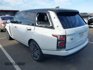 2021 Land Rover Range Rover with VIN SALGS5SEXMA432828, listed as a IAAI auction lot 42327473 with 48,734 mi miles and . Bid and sale history available at DreamBid. Image 3.