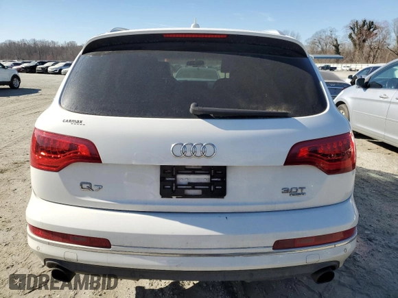 2015 Audi Q7 3.0T Premium with VIN WA1CGAFE2FD023423, listed as a Copart auction lot 46877365 with 124,225 mi miles and Salvage Title. Bid and sale history available at carsss.com. Image 6.