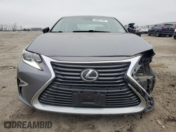 2018 Lexus ES with VIN 58ABK1GG5JU099943, listed as a Copart auction lot 48857195 with 107,687 mi miles and Salvage Title. Bid and sale history available at carsss.com. Image 5.