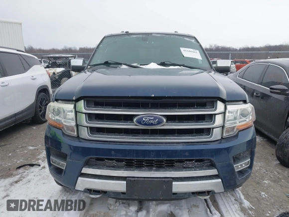 2015 Ford Expedition Max Platinum with VIN 1FMJK1MT3FEF26302, listed as a IAAI auction lot 41286061 with 147,659 mi miles and . Bid and sale history available at DreamBid. Image 12.