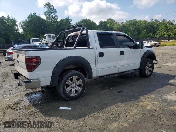 2012 Ford F-150 XL with VIN 1FTFW1ET9CFD07167, listed as a Copart auction lot 58078515 with 235,200 mi miles and Salvage title. Bid and sale history available at DreamBid. Image 3.