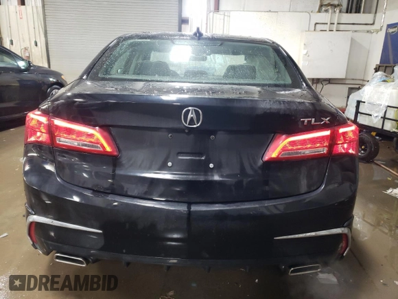 2018 Acura TLX w/Technology Pkg with VIN 19UUB2F52JA003652, listed as a Copart auction lot 45919365 with 135,676 mi miles and Salvage Title. Bid and sale history available at carsss.com. Image 6.