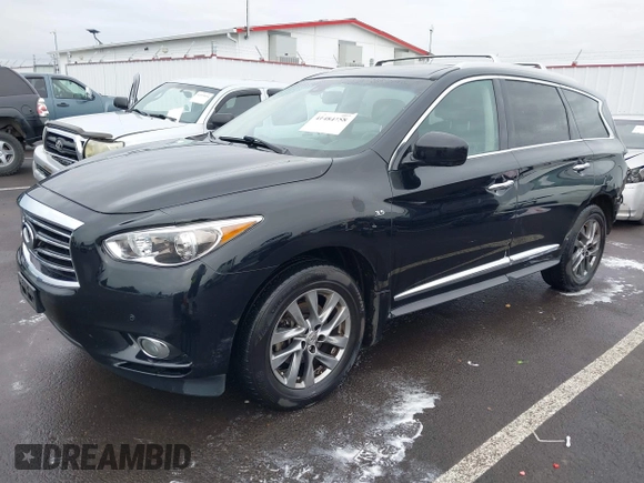 2015 Infiniti QX60 with VIN 5N1AL0MM6FC541422, listed as a IAAI auction lot 41484158 with 160,616 mi miles and . Bid and sale history available at DreamBid. Image 19.