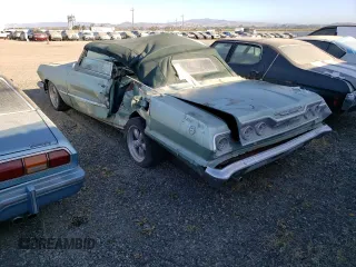 1963 Chevrolet Impala с VIN 31867F316459, выставлен на аукционе Copart как лот 61381854 с пробегом Не указан миль и Списание • Salvage title. История ставок и продаж доступна на DreamBid. Изображение 2.