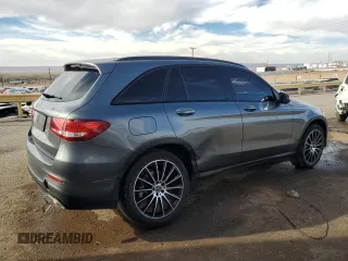 2018 Mercedes-Benz GLC with VIN WDC0G4JB1JV016757, listed as a Copart auction lot 43583665 with 0 mi miles and Salvage Title. Bid and sale history available at carsss.com. Image 3.