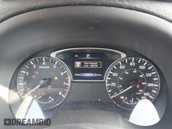 2016 Nissan Altima SR with VIN 1N4AL3AP1GC269826, listed as a IAAI auction lot 41664309 with 70,740 mi miles and . Bid and sale history available at carsss.com. Image 7.