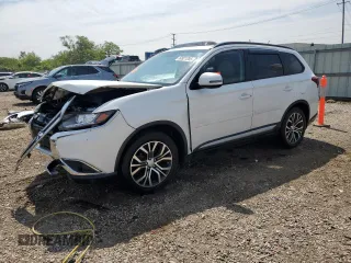 2016 Mitsubishi Outlander SE with VIN JA4AZ3A38GZ007847, listed as a Copart auction lot 60921205 with 90,595 mi miles and Salvage title. Bid and sale history available at DreamBid. Image 1.