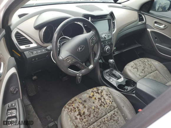 2015 Hyundai Santa Fe Sport with VIN 5XYZW4LA1FG274876, listed as a Copart auction lot 75017814 with 0 mi miles and Salvage Title. Bid and sale history available at carsss.com. Image 8.
