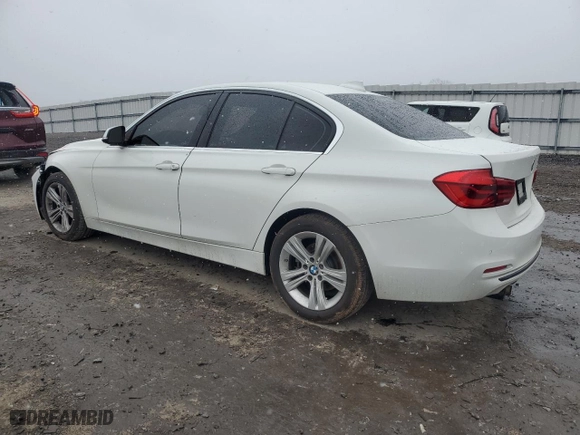 2017 BMW 3 Series 330i with VIN WBA8B9G31HNU56635, listed as a Copart auction lot 44696465 with 91,447 mi miles and Salvage Title. Bid and sale history available at carsss.com. Image 2.