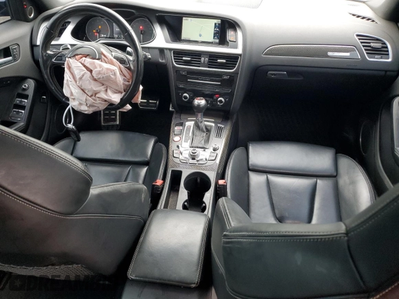 2015 Audi S4 Premium Plus with VIN WAUBGAFL0FA106590, listed as a Copart auction lot 64687474 with 122,061 mi miles and Salvage Title. Bid and sale history available at carsss.com. Image 8.