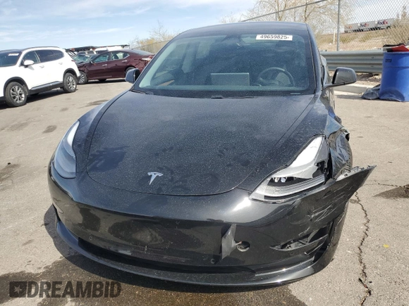 2021 Tesla Model 3 Standard Range Plus with VIN 5YJ3E1EA0MF997191, listed as a Copart auction lot 49659825 with 40,647 mi miles and Salvage Title. Bid and sale history available at DreamBid. Image 5.