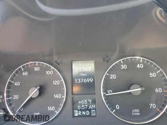 2005 Mercedes-Benz C 240 with VIN WDBRF81J55F631650, listed as a Copart auction lot 45498895 with 137,699 mi miles and Salvage Title. Bid and sale history available at DreamBid. Image 9.