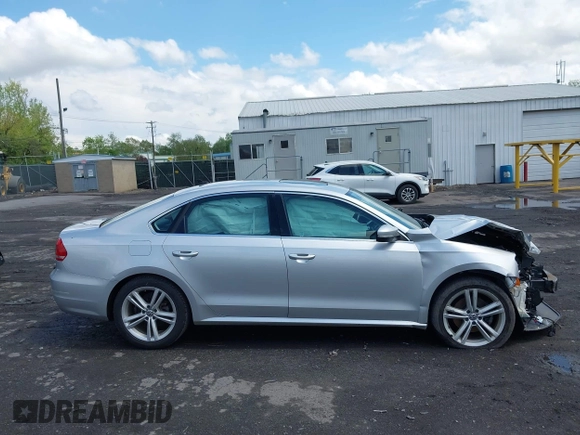 2014 Volkswagen Passat SE with VIN 1VWBT7A32EC070023, listed as a IAAI auction lot 42202567 with 116,438 mi miles and . Bid and sale history available at DreamBid. Image 13.