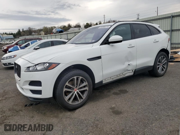 2017 Jaguar F-Pace 35t Premium z VIN SADCJ2BV3HA054496, wystawiony jako Copart lot #53286415 z przebiegiem 128 380 mil mil oraz Szkoda całkowita • Salvage title. Historia ofert i sprzedaży dostępna na DreamBid. Obrazek 1.