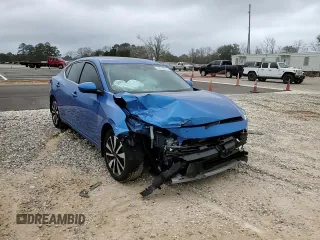 2024 Nissan Sentra SV with VIN 3N1AB8CVXRY213001, listed as a Copart auction lot 47650615 with 11,812 mi miles and Salvage Title. Bid and sale history available at DreamBid. Image 10.