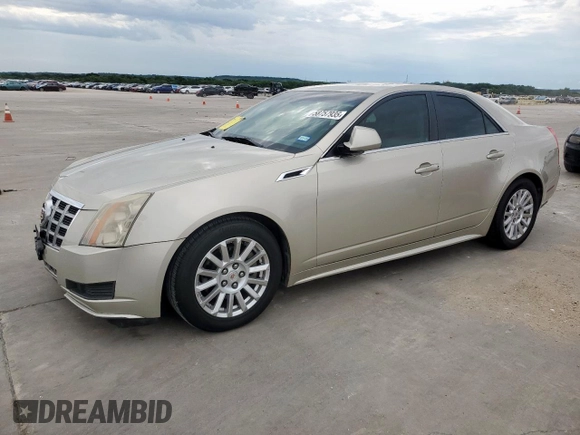 2013 Cadillac CTS Luxury with VIN 1G6DF5E50D0112503, listed as a Copart auction lot 58757935 with 96,417 mi miles and Salvage title. Bid and sale history available at DreamBid. Image 1.