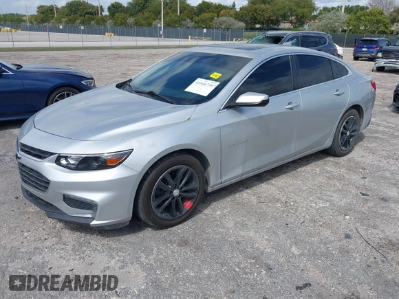 2018 Chevrolet Malibu LT with VIN 1G1ZD5ST1JF138069, listed as a IAAI auction lot 41946735 with 97,975 mi miles. Bid and sale history available at carsss.com. Image 2.