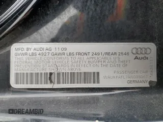 2010 Audi A4 2.0T Prestige with VIN WAUKFAFL7AN035067, listed as a Copart auction lot 50978915 with 163,433 mi miles and Clean Title. Bid and sale history available at carsss.com. Image 12.