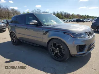 2018 Land Rover Range Rover Sport HSE with VIN SALWR2RK1JA182165, listed as a Copart auction lot 70204494 with 44,306 mi miles and Salvage title. Bid and sale history available at DreamBid. Image 4.