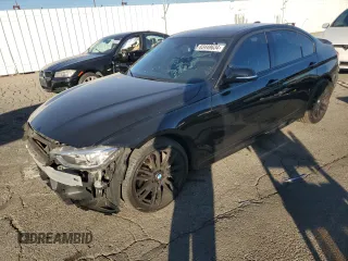 2014 BMW 3 Series 335i with VIN WBA3A9C50EF478734, listed as a Copart auction lot 83449634 with 107,723 mi miles and Salvage Title. Bid and sale history available at carsss.com. Image 1.