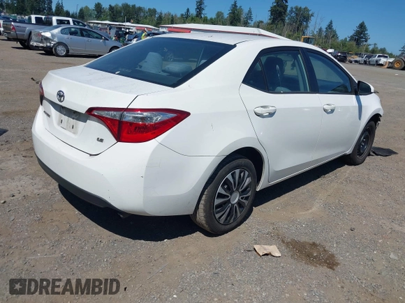 2016 Toyota Corolla L with VIN 2T1BURHE3GC632525, listed as a IAAI auction lot 42664320 with 157,214 mi miles and . Bid and sale history available at DreamBid. Image 4.