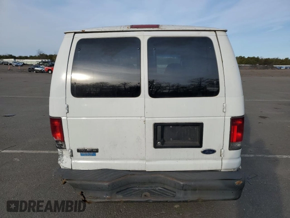 2008 Ford Econoline Cargo Commercial with VIN 1FTNE14W18DA66881, listed as a Copart auction lot 48191665 with 229,760 mi miles and Salvage title. Bid and sale history available at DreamBid. Image 6.