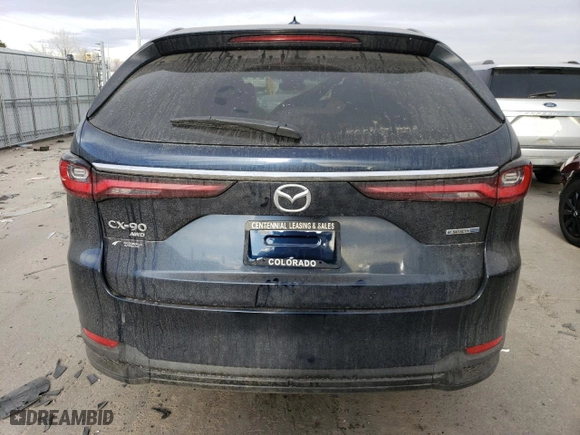 2025 Mazda CX-90 PHEV Premium Sport with VIN JM3KKCHA5S1200104, listed as a Copart auction lot 85293474 with NaN miles and Salvage Title. Bid and sale history available at carsss.com. Image 6.
