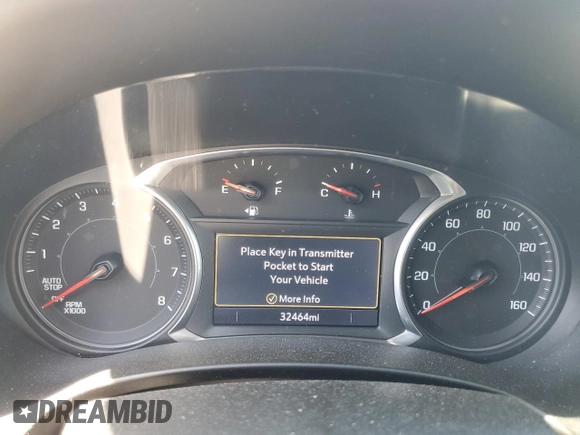 2019 GMC Terrain SLE with VIN 3GKALMEV0KL257452, listed as a Copart auction lot 53552855 with 32,464 mi miles and Salvage Title. Bid and sale history available at carsss.com. Image 9.